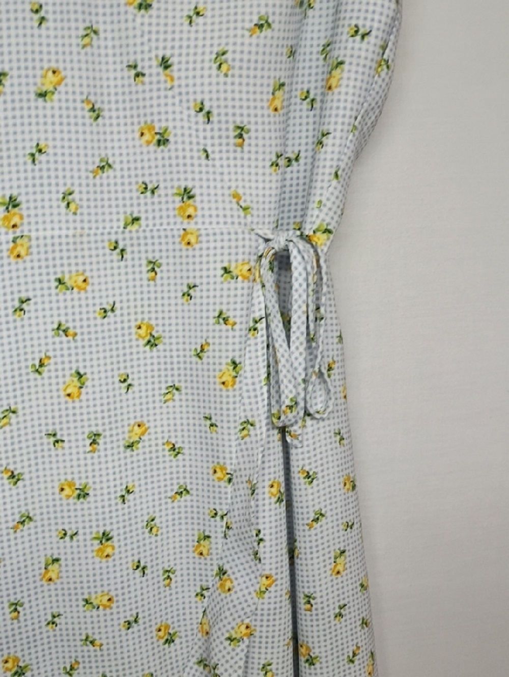LOFT Floral Wrap-Style Midi Dress - Picture 6 of 9
